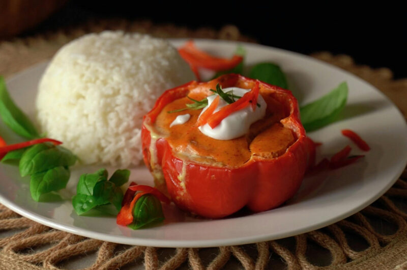 Stuffed Capsicum (Bharwa Shimla Mirch)