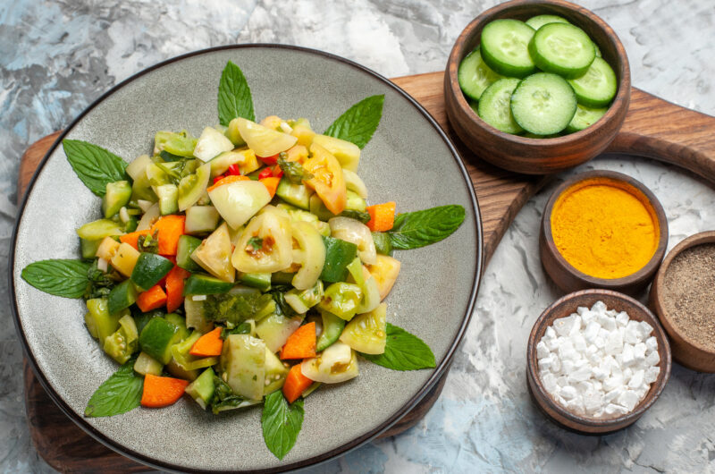 Lemon Garlic Bottle Gourd Stir-Fry