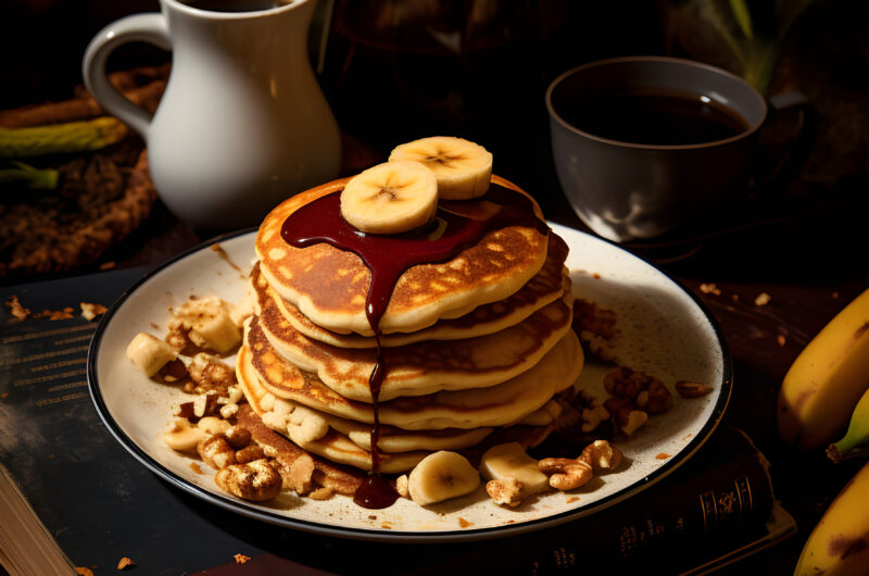Ragi Banana Pancakes