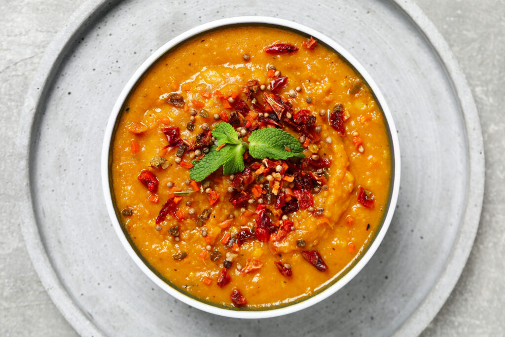 Coconut Carrot Lentil Stir
