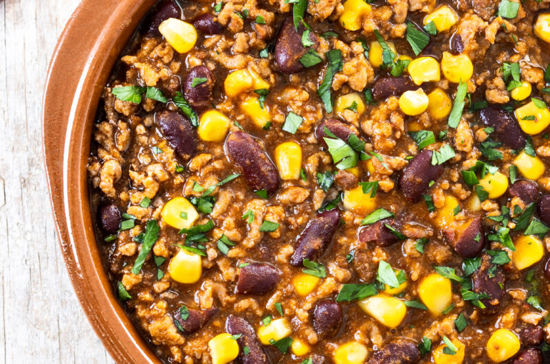 Lime Chilli Corn & Bean Sauté