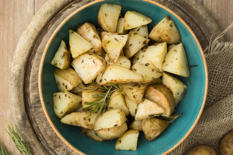 crispy_garlic_herb_potato_cubes