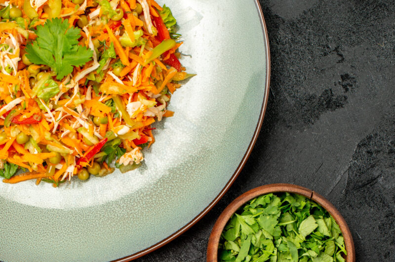 Ginger Lime Carrot & Edamame Toss