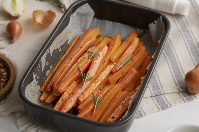 Maple Glazed Roasted Carrots