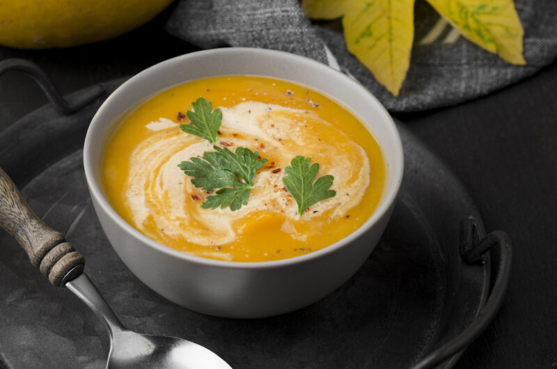 Silky Pumpkin Coconut Soup