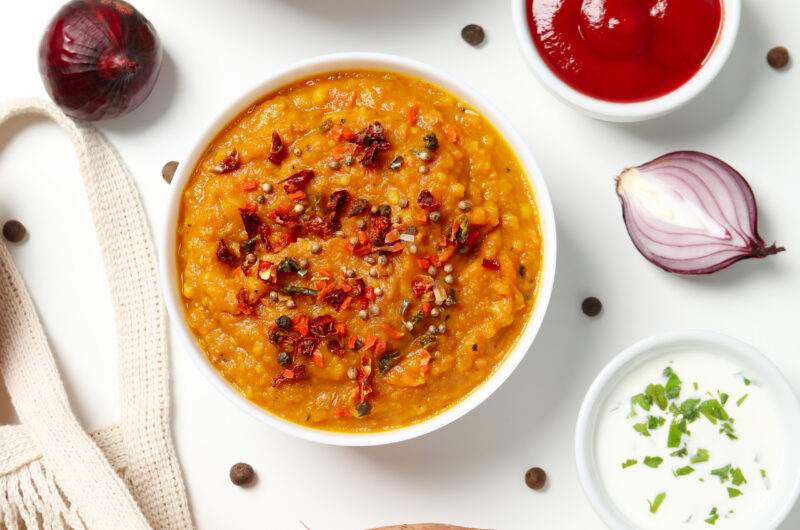 Spiced Sweet Potato Chickpea Mash