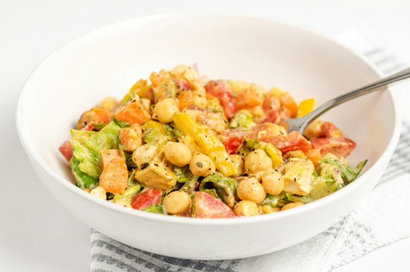 Zesty Chickpea Cucumber Salad